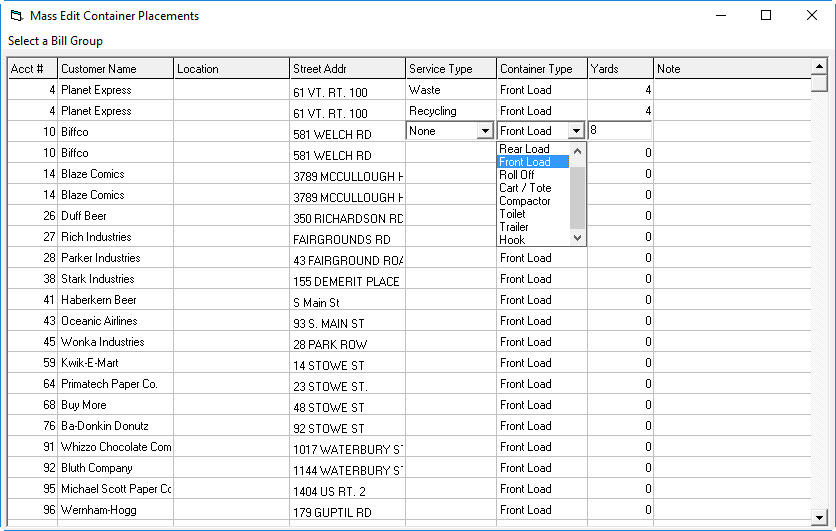 mass edit placements