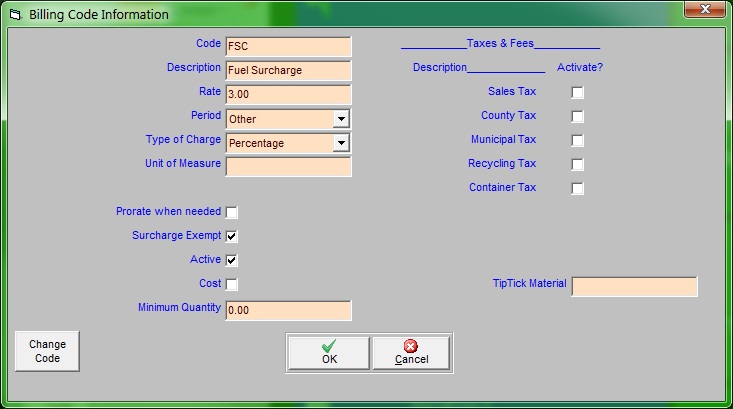 third sample bill code