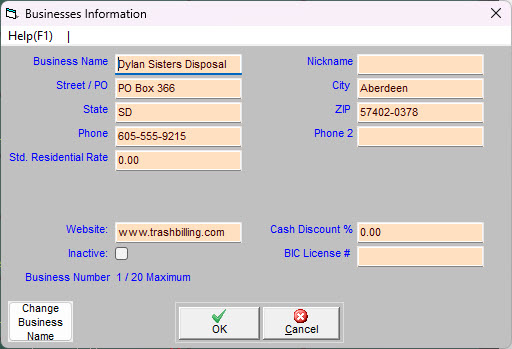 business information