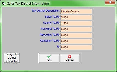 entering sales tax districts